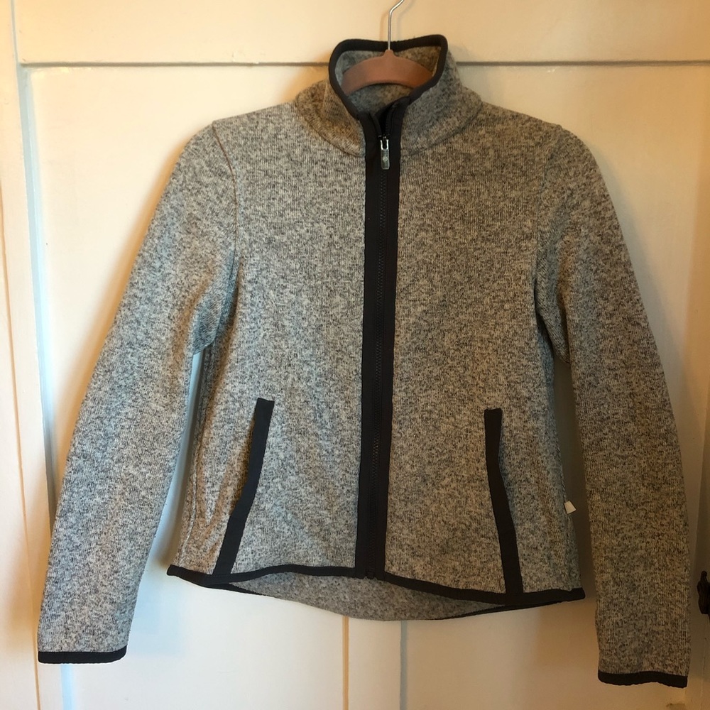 Lululemon Grey Zip Up Fleece Jacket